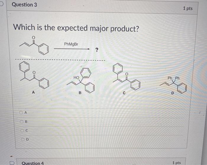 Solved Question 3 1 pts Which is the expected major | Chegg.com