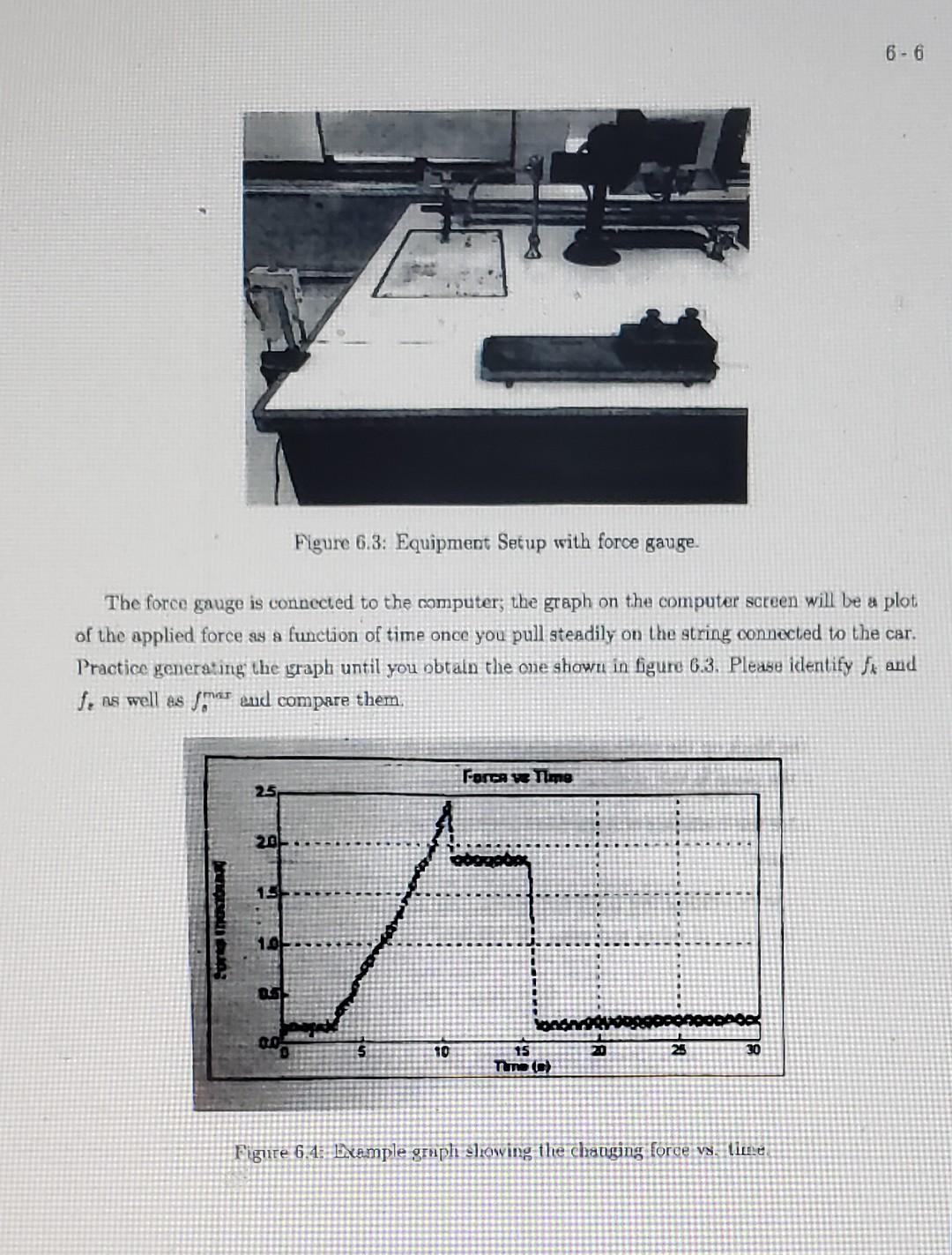 Solved Lab 6 Friction Pre-lab Spend the first 10-15 minutes | Chegg.com