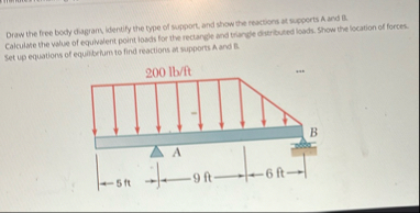 Solved Draw the free body diagram identify the type of | Chegg.com