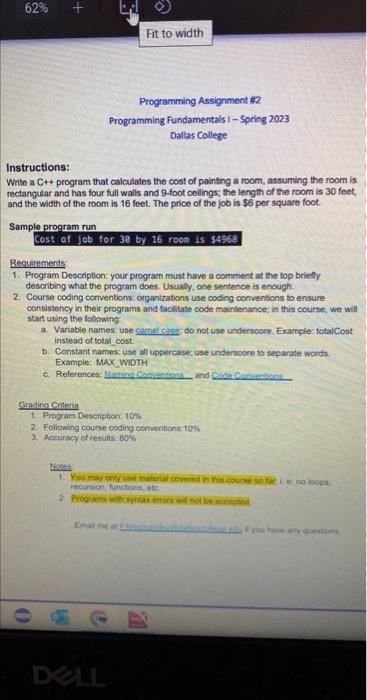 Solved Instructions: Write a C+t program that calculates the | Chegg.com