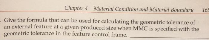 Solved Chapter 4 Material Condition and Material Boundary 16 | Chegg.com