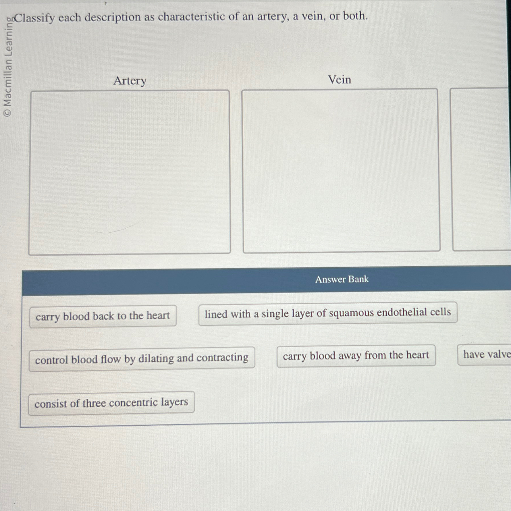Solved Classify each description as characteristic of an | Chegg.com