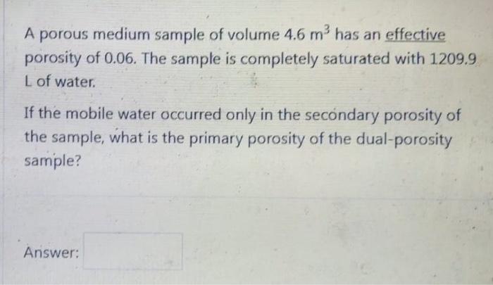 Solved An aquifer system is in steady-state conditions. The | Chegg.com