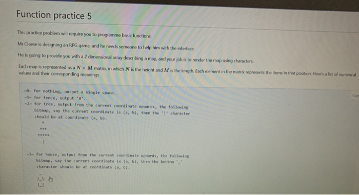 Solved Function practice 5 This practice problem will | Chegg.com