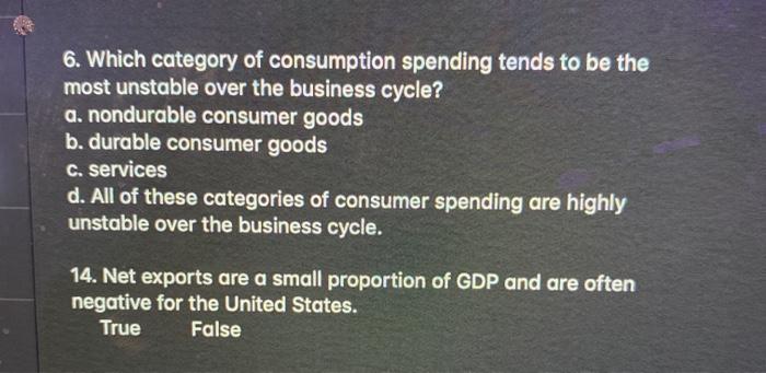 solved-6-which-category-of-consumption-spending-tends-to-be-chegg