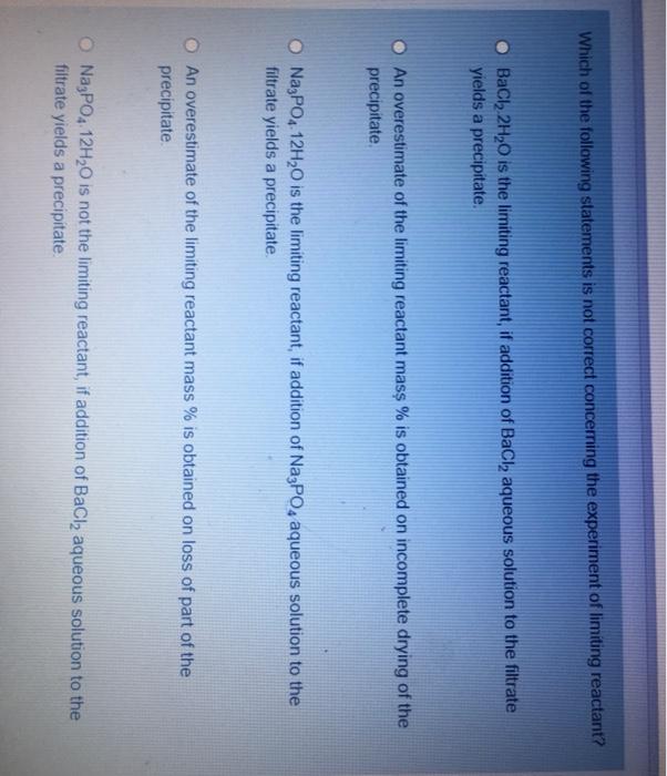 Solved Which of the following statements is not correct