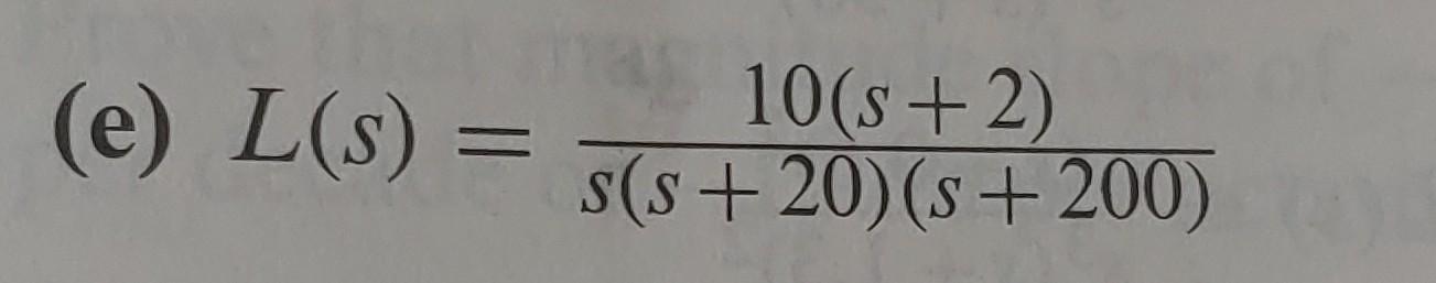 Solved Sketch The Asymptotes Of The Bode Plot Magnitude And | Chegg.com