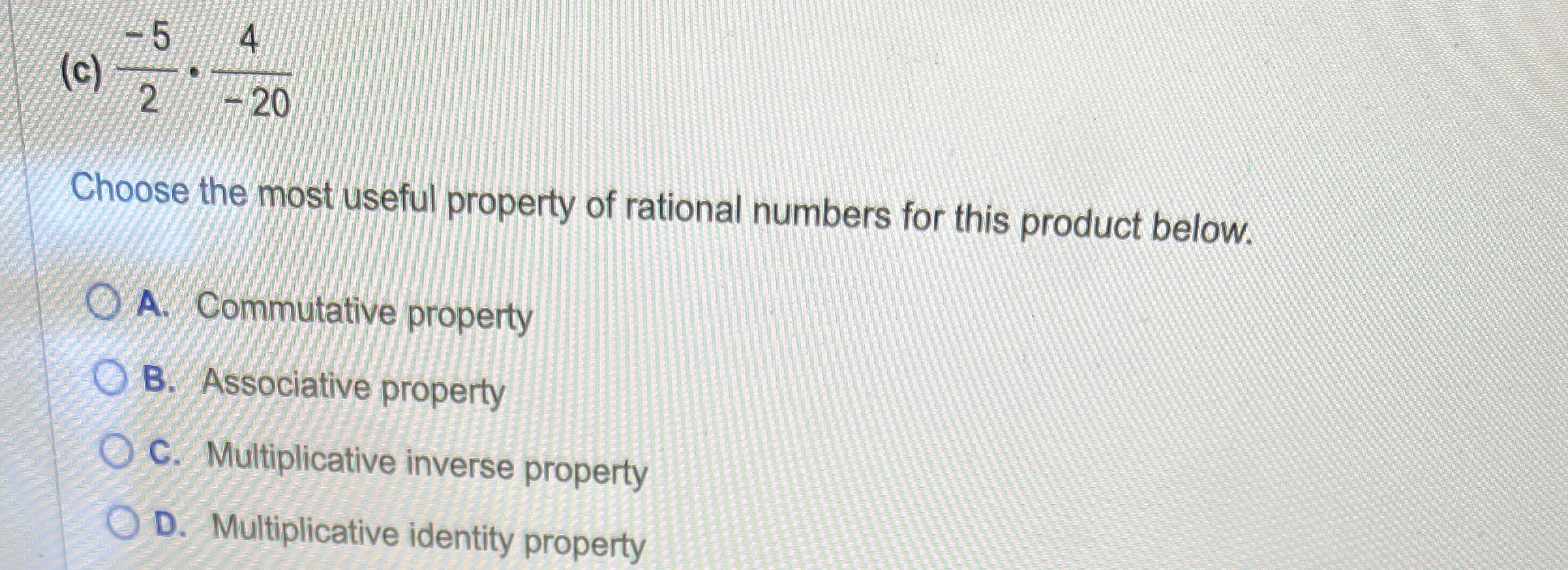High Quality SOLUTION (c) -52*4-20Choose the most useful property of ...