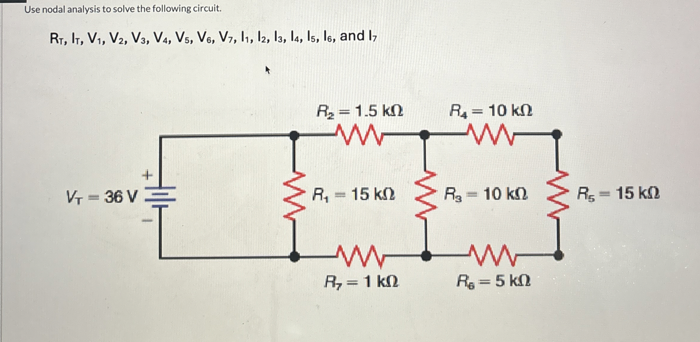 Solved Use nodal analysis to solve the following | Chegg.com