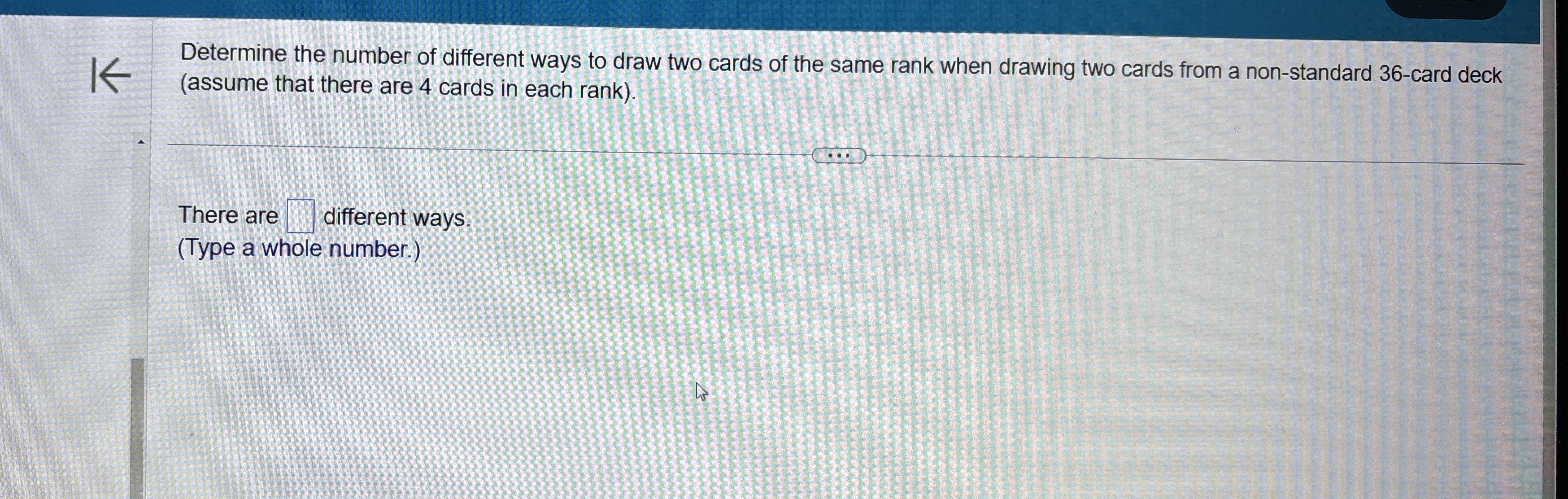 Determine the number of different ways to draw two