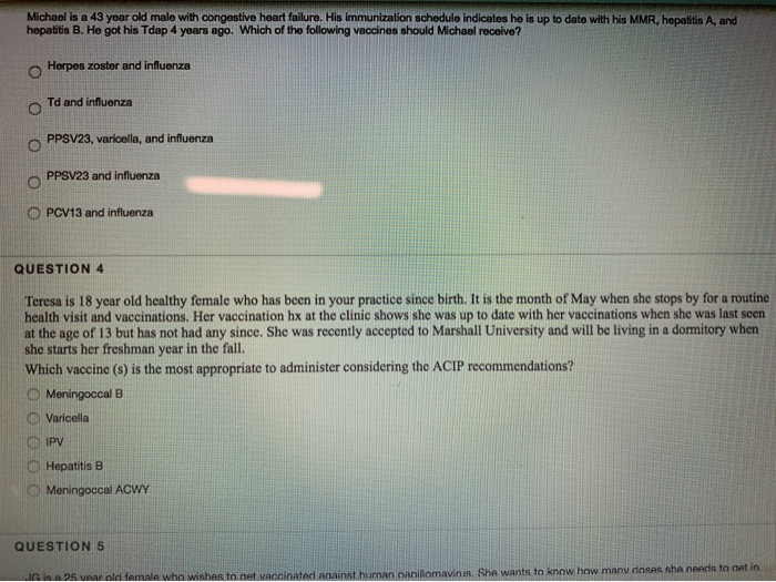 Solved QUESTION 1 CL is a 17 year old male. He lives at home | Chegg.com