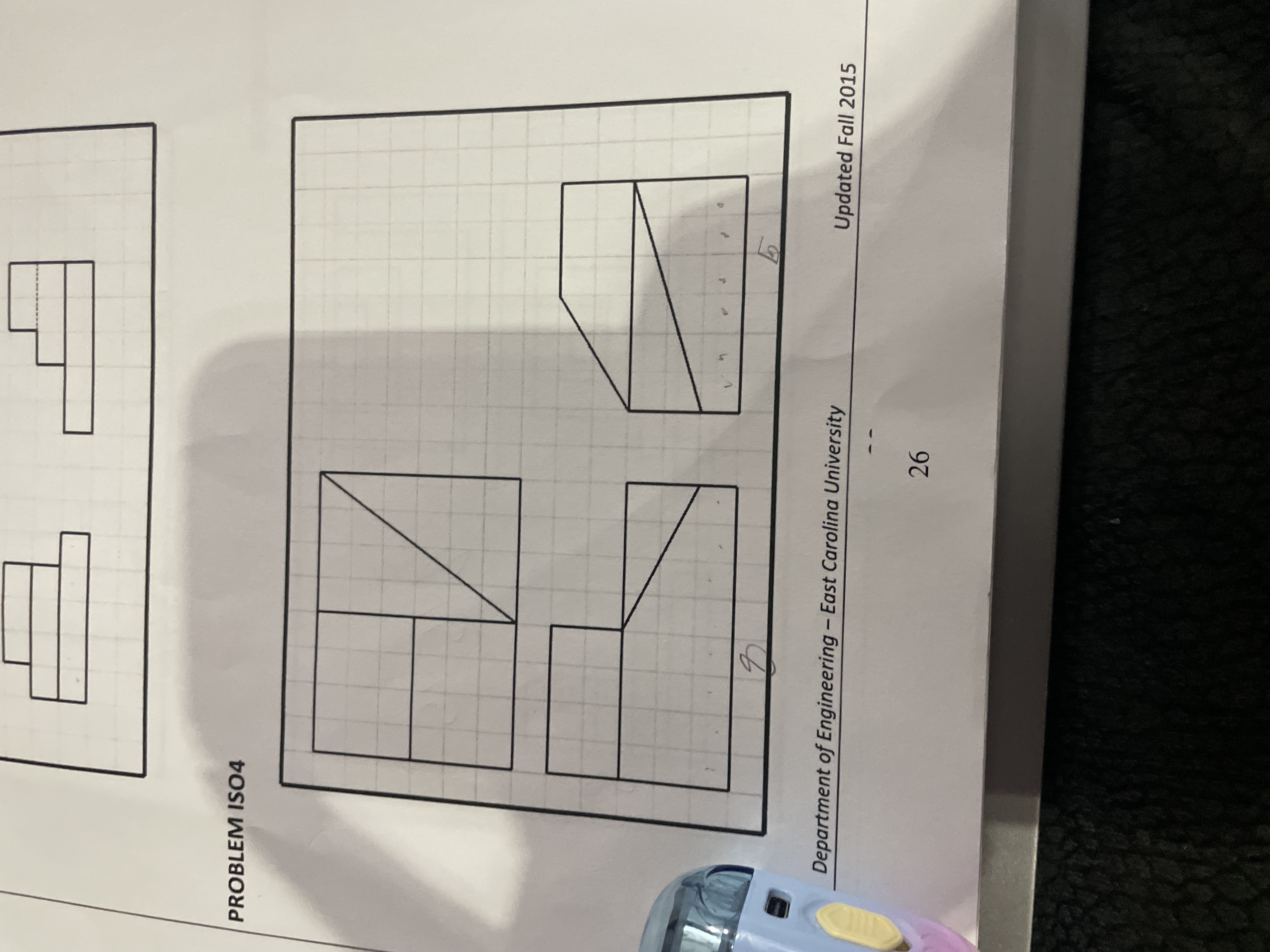 Solved I need the isometric drawing to this problem PROBLEM | Chegg.com
