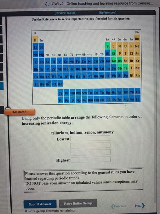 Solved OWLV2 Online teaching and learning resource from | Chegg.com
