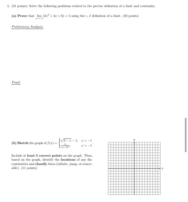 Solved 5 31 Points Solve The Following Problems Related Chegg Com