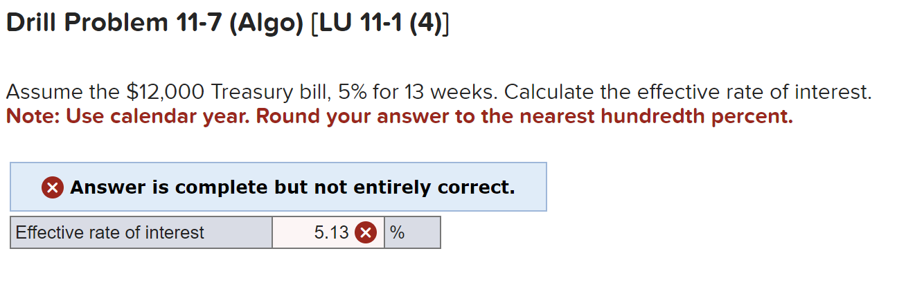 Solved Drill Problem 11-7 (Algo) [LU 11-1 (4)]Assume The | Chegg.com