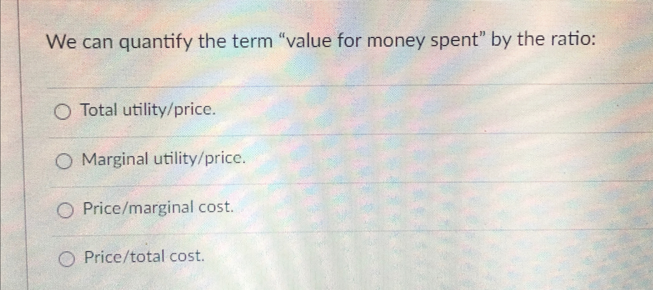 Solved We can quantify the term 