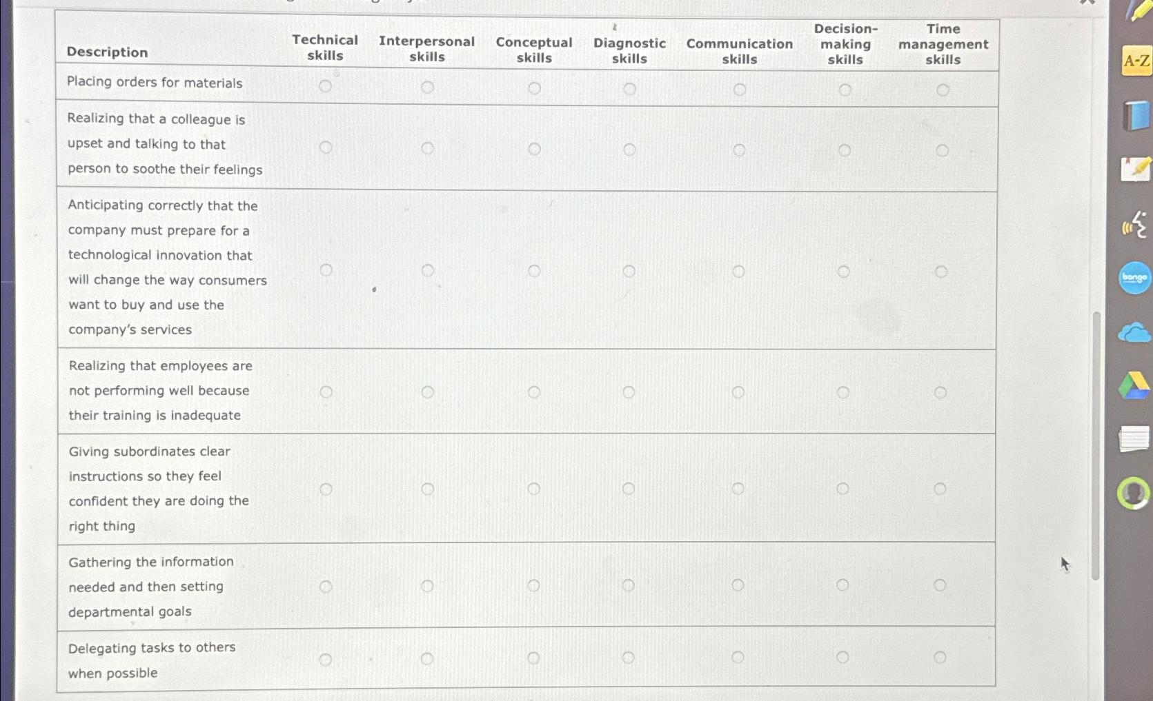 Solved match each description to the corresponding | Chegg.com