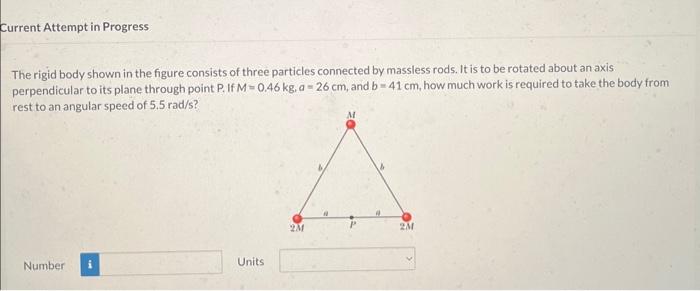 Solved The rigid body shown in the figure consists of three | Chegg.com