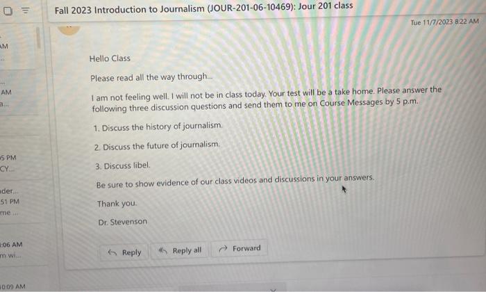 Hello Class Please read all the way through... I am | Chegg.com