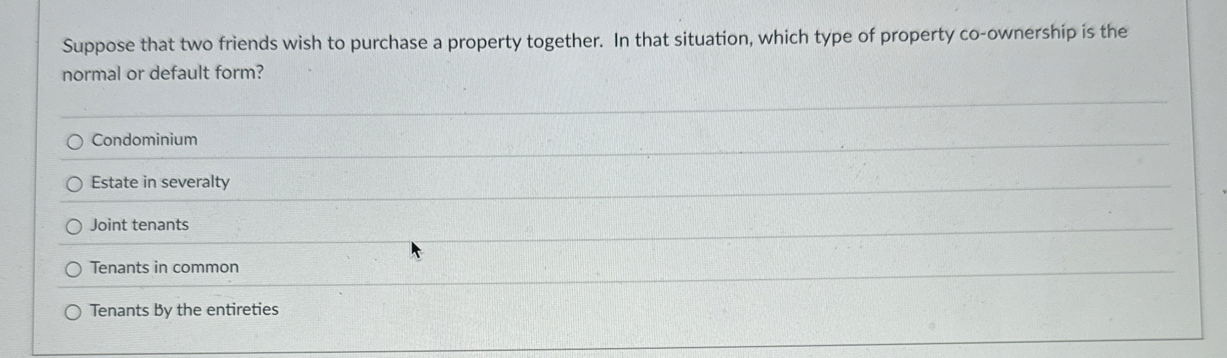 Solved Suppose that two friends wish to purchase a property