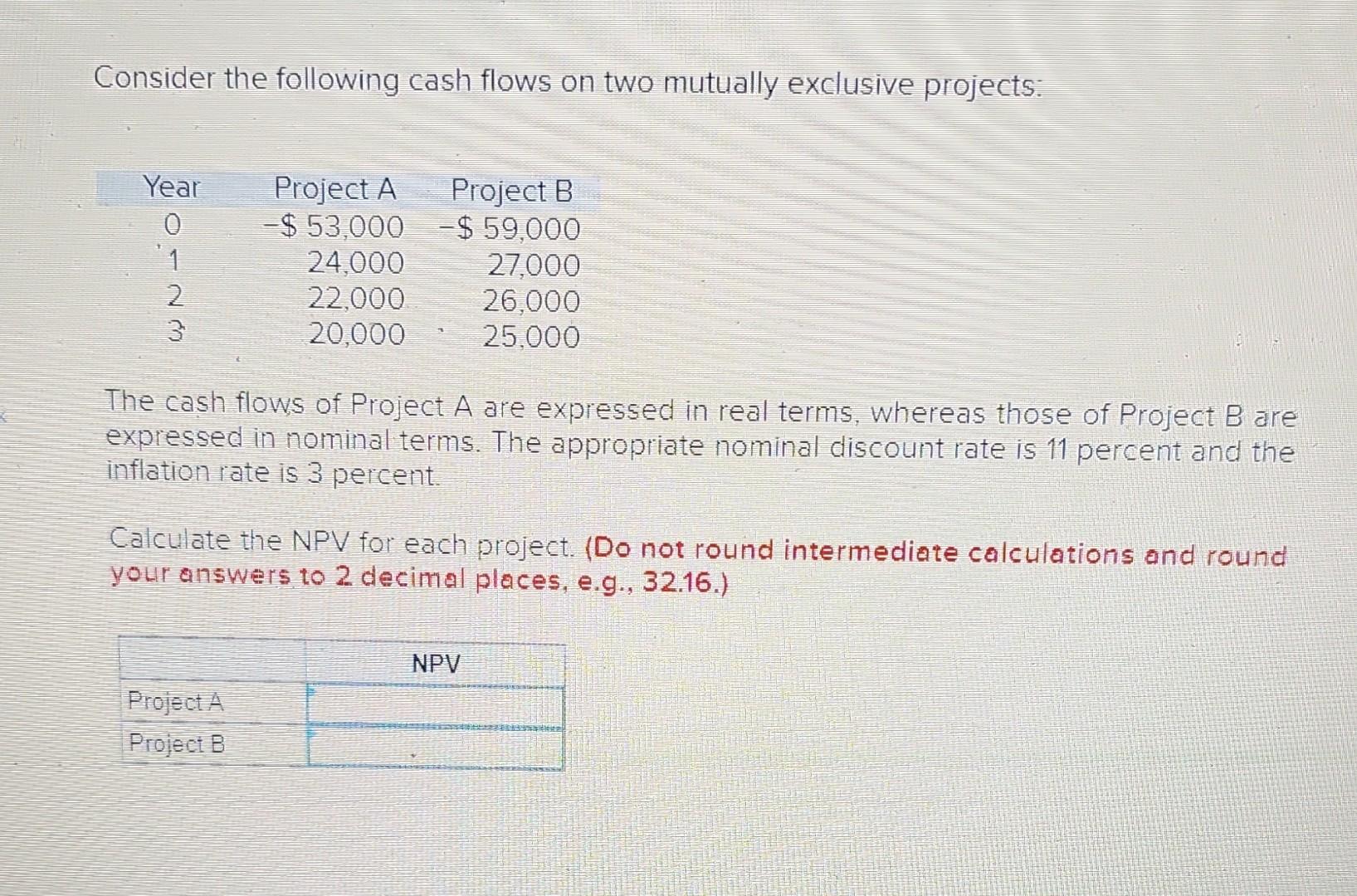 consider-the-following-cash-flows-on-two-mutually-chegg