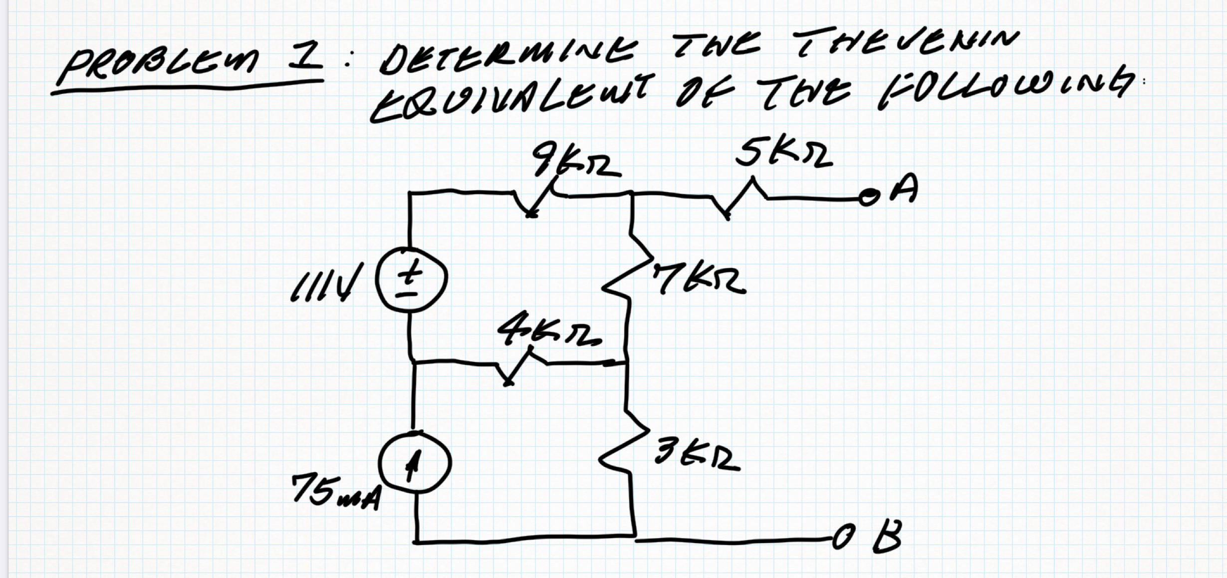Solved PROBLEM 1: DETERMINE THE THEVENIN EQUIVALENT OF THE | Chegg.com