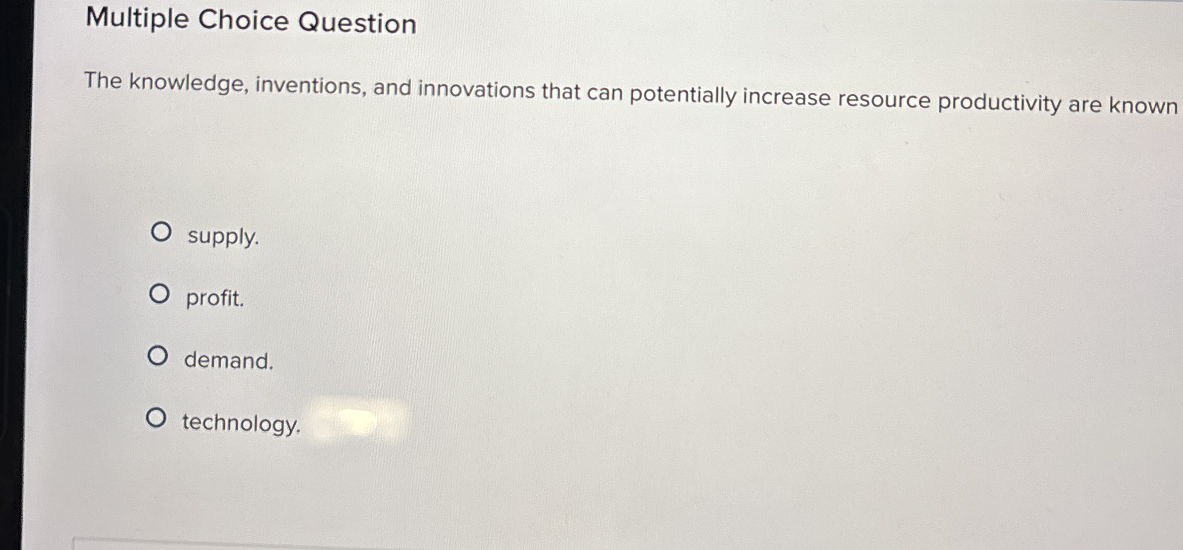 Solved Multiple Choice QuestionThe knowledge, inventions, | Chegg.com