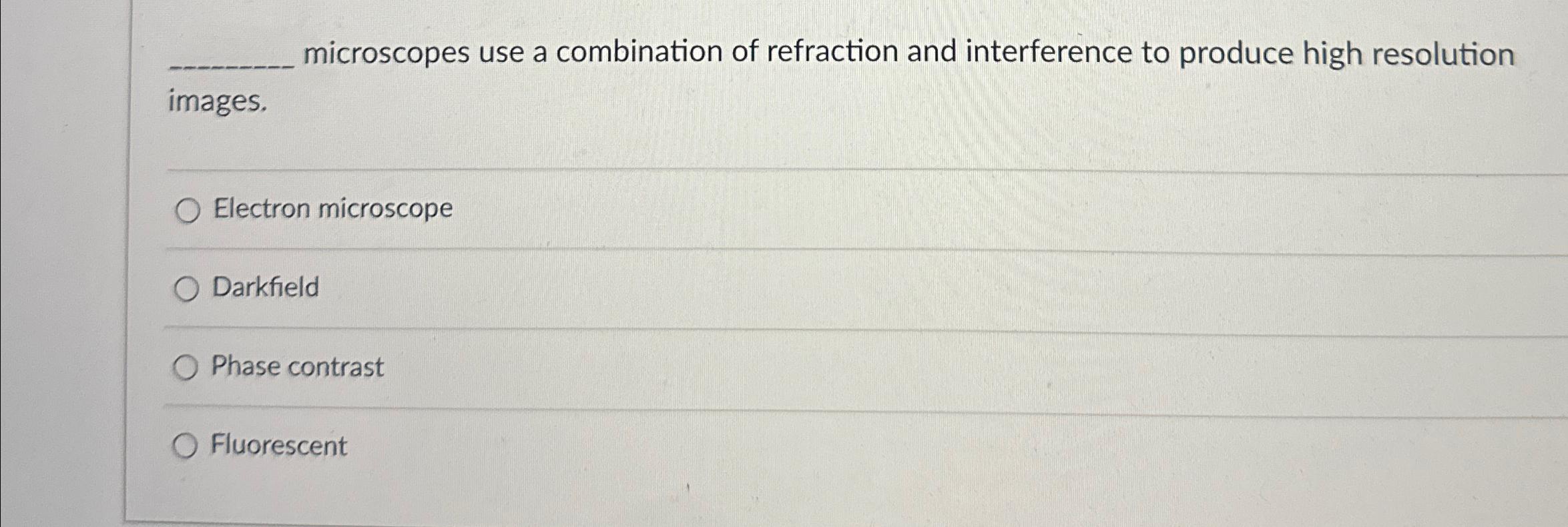 Solved Microscopes Use A Combination Of Refraction And | Chegg.com