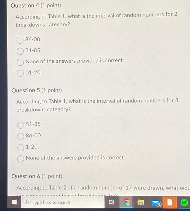 Solved Table 1 below represents the probability distribution | Chegg.com
