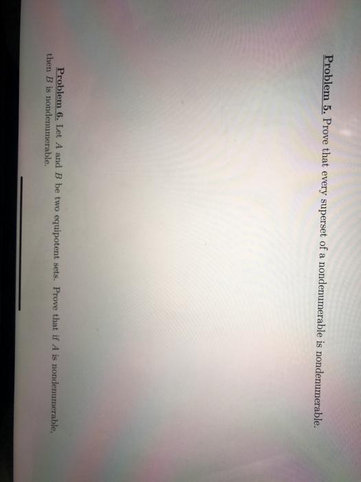 Solved Problem 5. Prove that every superset of a