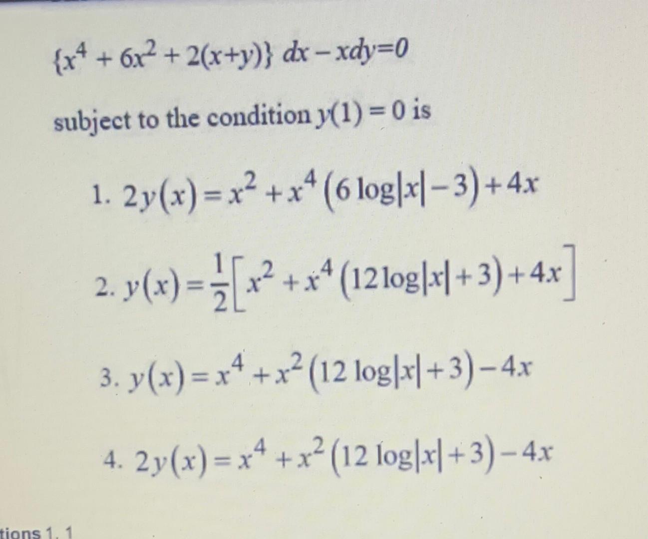 e ^ { 5 log x } - e ^ { 4 log x } ) ( e ^ { 3 log x } - e ^ { 2 log x } d x  )