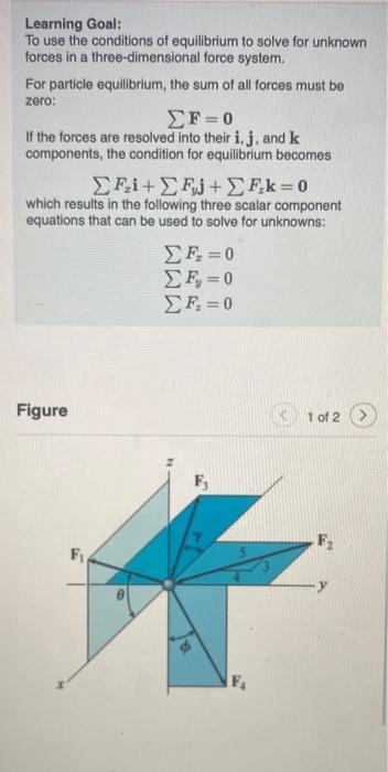 Solved Learning Goal: To use the conditions of equilibrium | Chegg.com