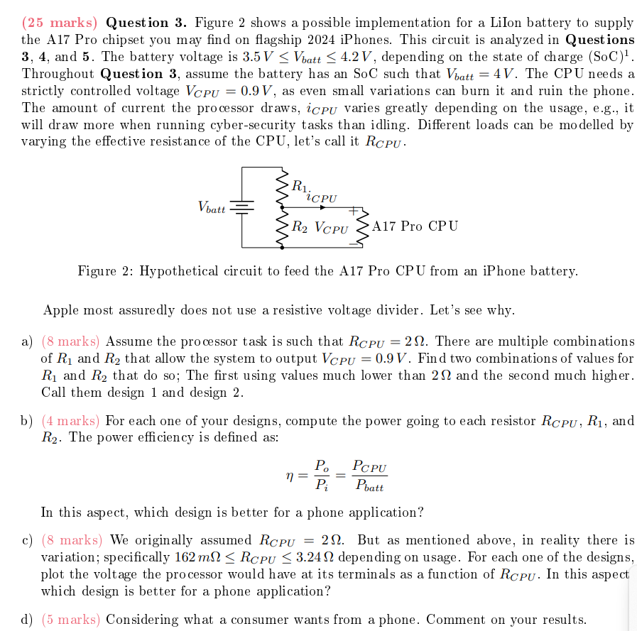 Solved can you help solve this problem all steps(25 ﻿marks) | Chegg.com