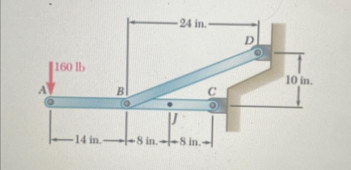 Solved n) What is the deflection of member BD using a value | Chegg.com