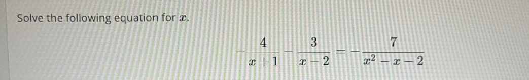 Solved Solve the following equation for | Chegg.com