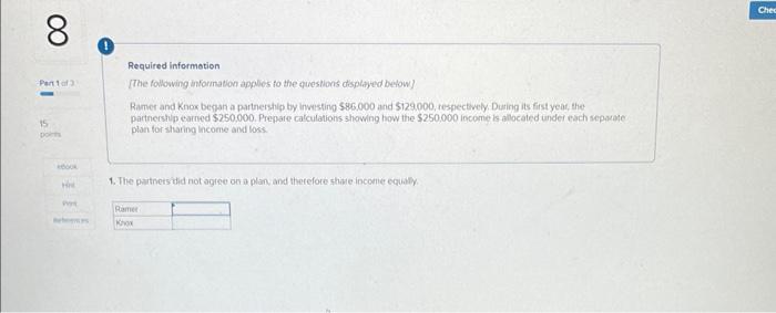 Solved Required informetion [The following information | Chegg.com