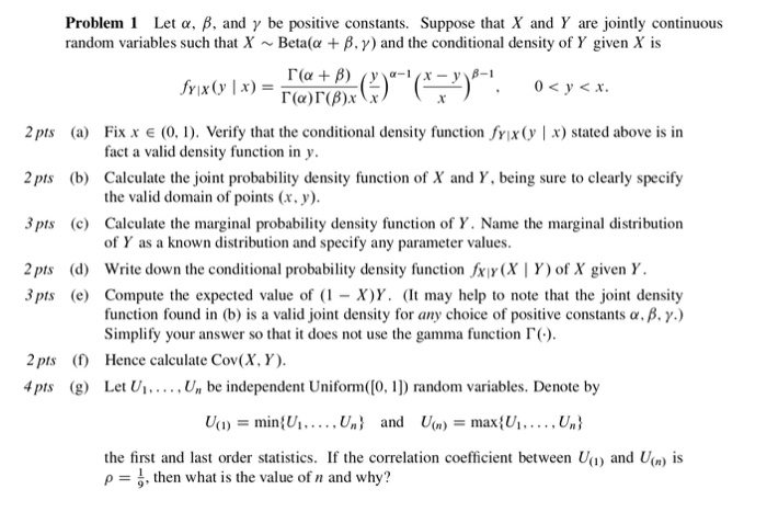 Solved Problem 1 Let A B And Y Be Positive Constants S Chegg Com