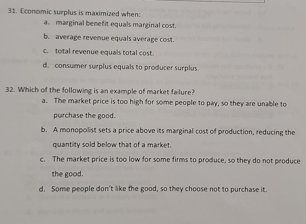 Solved 24. Suppose the price elasticity of supply for