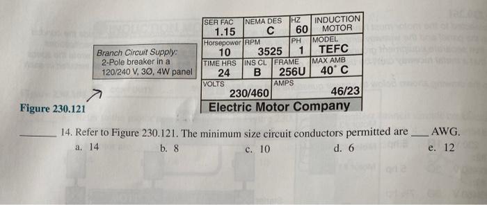 Solved Scenario 230 28 Motor Nameplate Information Branch Chegg Com