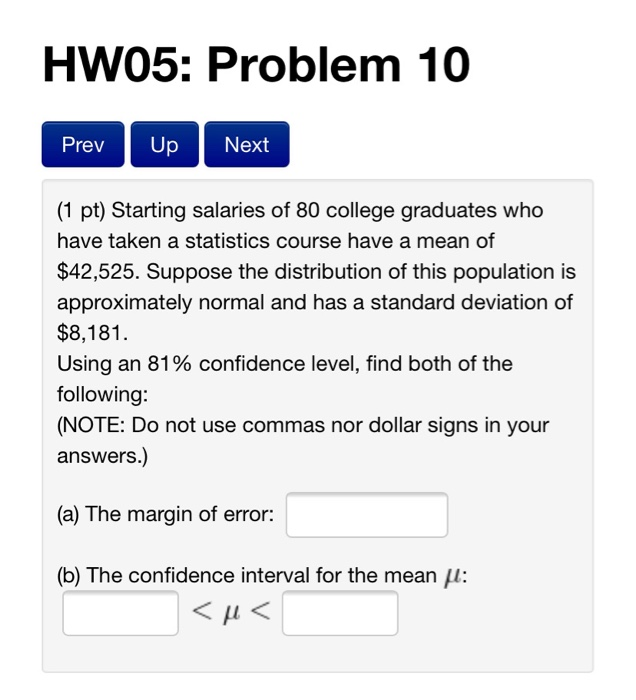 Solved HW05: Problem 4 Prev Up Next (1 Pt) The Scores Of | Chegg.com ...