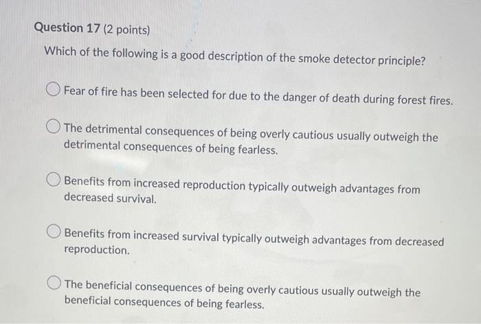 Solved Question 17 (2 points) Which of the following is a | Chegg.com
