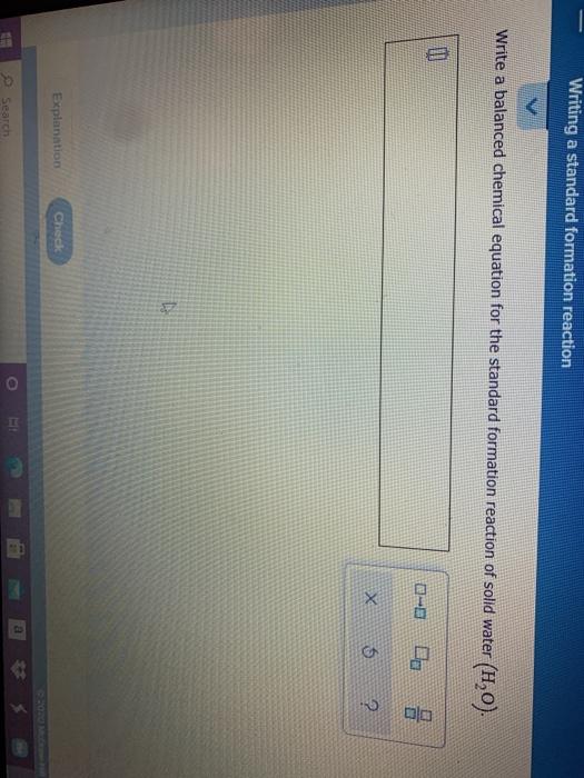 Solved Writing a standard formation reaction write a