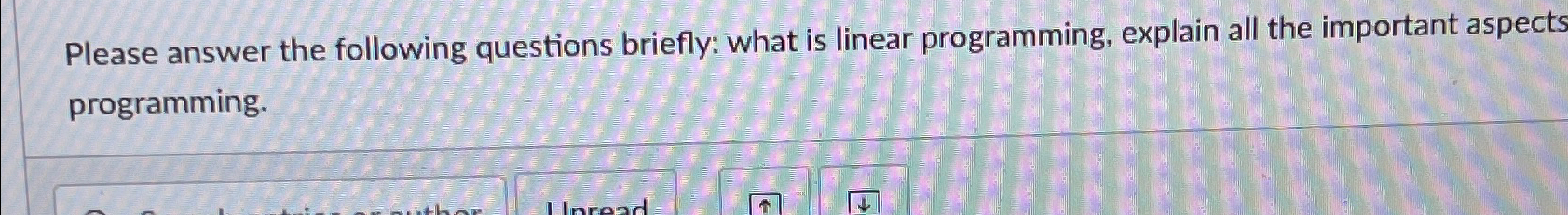 Solved Please answer the following questions briefly: what | Chegg.com
