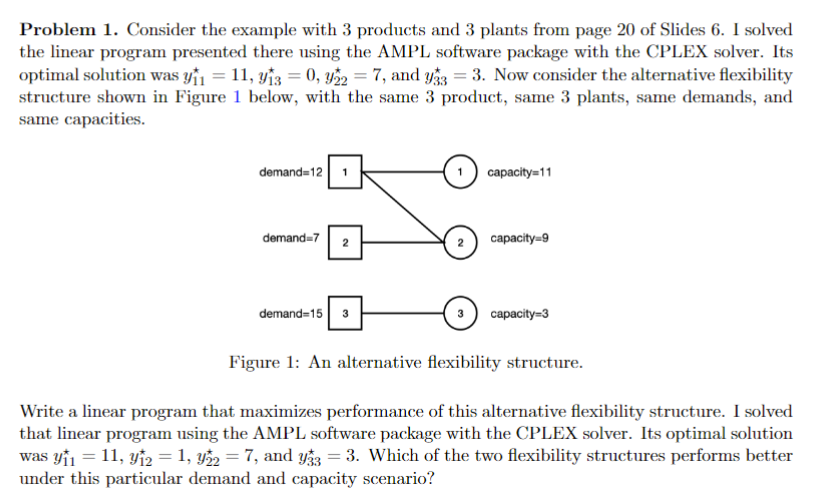 Consider The Example Problem Problem 1. Consider the example with 3 products and | Chegg.com