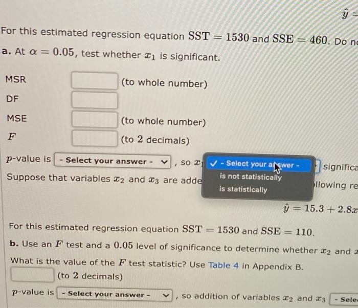 Solved In a regression analysis involving 26 observations, | Chegg.com