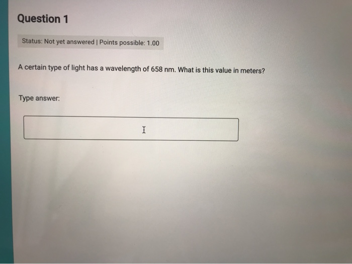 Solved Question 1 Status: Not yet answered Points possible: | Chegg.com