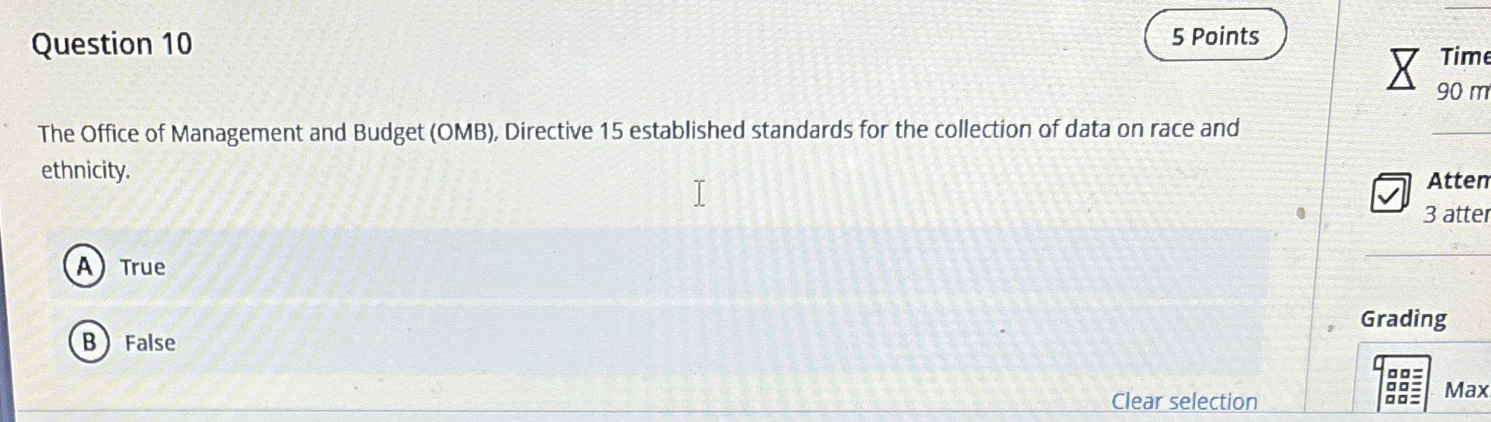 Solved Question 10The Office of Management and Budget (OMB), | Chegg.com