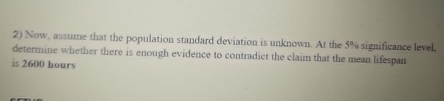 Now, assume that the population standard deviation is | Chegg.com