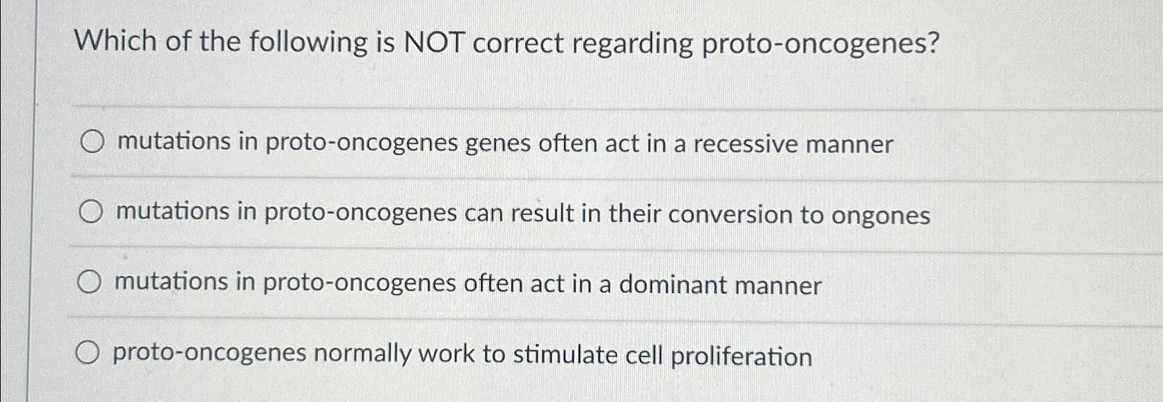 Solved Which of the following is NOT correct regarding Biology Diagrams