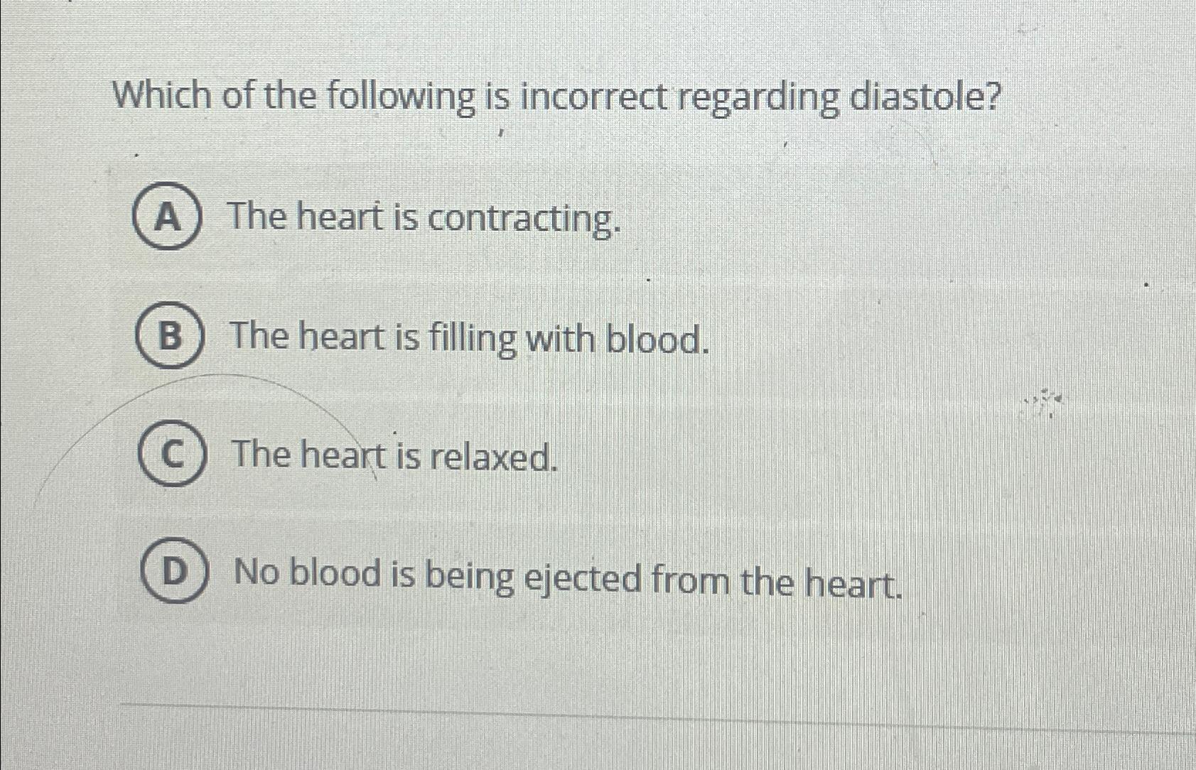 Solved Which of the following is incorrect regarding | Chegg.com